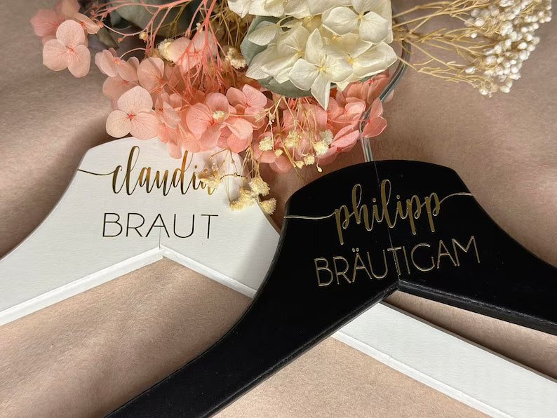 Personalisierte Kleiderbügel